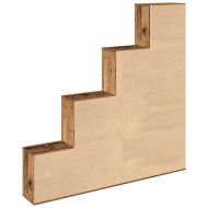 Шкаф за книги от старо дърво 157x24x160 cm Инженерна дървесина