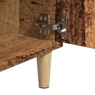 ТВ шкаф Старо дърво 102x35x50 cm Инженерна дървесина