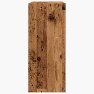 Шкаф за книги/разделител на стаи Старо дърво 80x30x72 cm