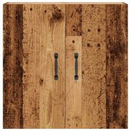 Стенен шкаф, старо дърво, 60x31x60 см, инженерно дърво
