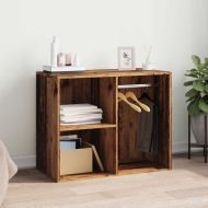Тоалетен шкаф от старо дърво 80x40x65 cm Инженерна дървесина