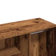 Тоалетен шкаф от старо дърво 80x40x65 cm Инженерна дървесина