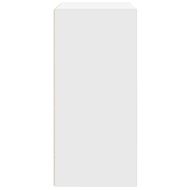 Шкаф за книги бял 31x24x52 cm Инженерна дървесина