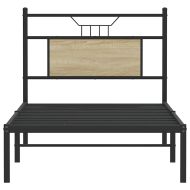 Рамка за легло без матрак сонома дъб 90x190 см инженерно дърво