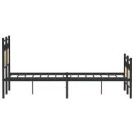 Рамка за легло без матрак сонома дъб 90x190 см инженерно дърво