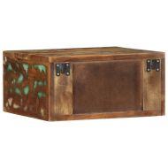 Стенни нощни шкафове 2 бр. масивна дървесина възстановена