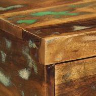 Стенни нощни шкафове 2 бр. масивна дървесина възстановена