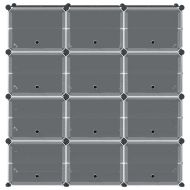 Органайзер за кубчета за съхранение с 12 кубчета и вратички