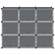 Органайзер за съхранение на кубчета с 9 кубчета и вратички