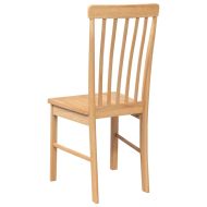 трапезни столове 2 бр. масивна дървесина гума