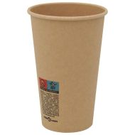 Хартиени чаши за кафе 1000 бр. 16oz 400ml Кафяво