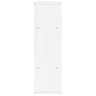 Страничен шкаф ODDA White 40x24x79 cm Масивна дървесина Бор