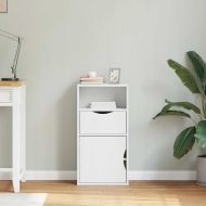 Страничен шкаф с чекмедже ODDA White 40x24x79 cm