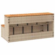 Стъпало за джакузи Beige 100x50x50,5 cm Поли ратан