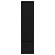 Висок шкаф, Черен дъб, 29,5x34x119,5 см инженерно дърво