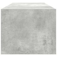ТВ шкаф, бетонно сиво, 100x31x25,5 см, инженерно дърво