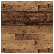 Масичка за кафе с чекмеджета, старо дърво 70,5x70x40 см