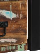 Нощни шкафчета 2 бр. многоцветен масивна дървесина възстановена