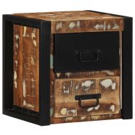 Нощно шкафче Multicolour Масивна дървесина Възстановена