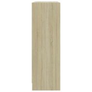 Шкаф за книги Сонома Дъб 80x24x75 cm Инженерна дървесина