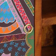 Бюфет Multicolour 90x35x60 Масивна дървесина Акация