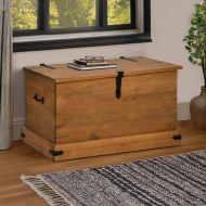 Скрин за съхранение HALDEN 91x48x47 cm масивна дървесина бор