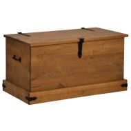 Скрин за съхранение HALDEN 91x48x47 cm масивна дървесина бор