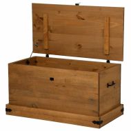 Скрин за съхранение HALDEN 91x48x47 cm масивна дървесина бор