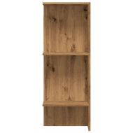 Шкаф за антре, дъб артизан, 97,5x37x99 см, инженерно дърво