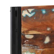 Табла за глава 120 cm от масивна дървесина и желязо