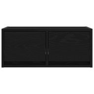 ТВ шкаф Черен дъб 60x31x25,5 cm Инженерна дървесина