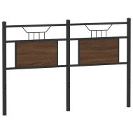 Горна табла, кафяв дъб, 150 см, инженерно дърво и стомана