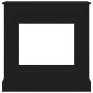 Камина Surround Черен дъб 90x30x90 cm Инженерна дървесина
