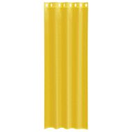 Пердета от воал с втулки, 2 бр, жълто