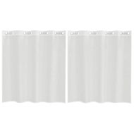 Пердета от воал с втулки, 2 бр, бяло