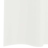 Воалени завеси с примки, 2 бр, бели, 140x245 см