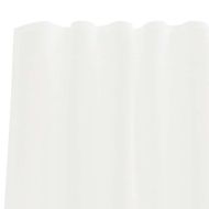 Воалени завеси с примки, 2 бр, бели, 140x245 см