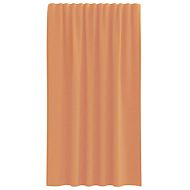 Воалени завеси с примки, 2 бр, tеракота, 140x175 см