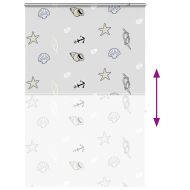 Ролетна щора за душ с касета 160x240 см Ширина на плата 156 см