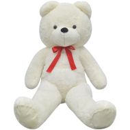 Плюшена играчка мече, бяла, 170 см