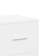 Сайдборди, 2 бр, бели, 60x31x84 см, инженерно дърво