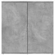 Сайдборди, 2 бр, бетонно сиви, 79x38x80 см, инженерно дърво