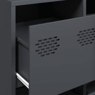 Бюфет, антрацит, 135x39x73,5 см, студеновалцувана стомана