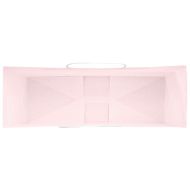 Хартиени торбички 50 бр с дръжки розови 32x12x42 см