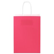 Хартиени торбички 50 бр с дръжки розови 15x8x21 см