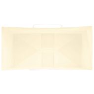 Хартиени торбички 50 бр с дръжки жълти 21x11x36 см