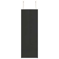 Хартиени торбички 250 бр с дръжки черни 45x17x48 см