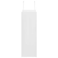 Хартиени торбички 250 бр с дръжки бели 26x12x35 см