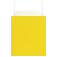Хартиени торбички 250 бр с дръжки жълти 32x22x24 см