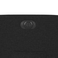 Електрически стол реклайнер, черен, текстил